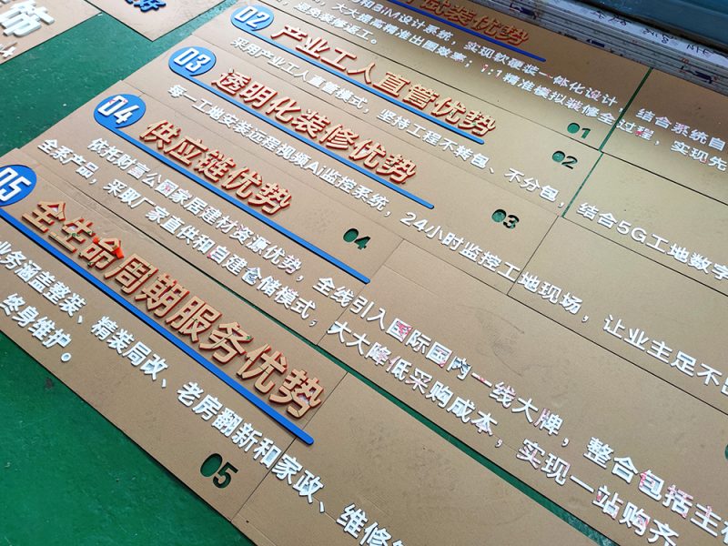 展厅亚克力字
